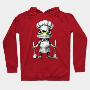 chef frog cool Hoodie